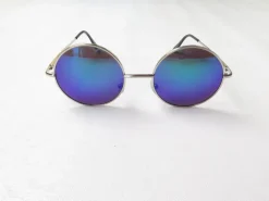 Lennon Round Mirrored Sunglasses