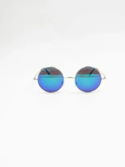 Lennon Round Mirrored Sunglasses