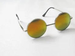 Lennon Round Mirrored Sunglasses