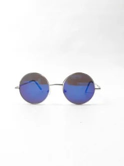 Lennon Round Mirrored Sunglasses