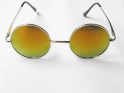 Lennon Round Mirrored Sunglasses