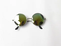 Lennon Round Mirrored Sunglasses