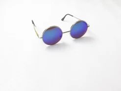 Lennon Round Mirrored Sunglasses