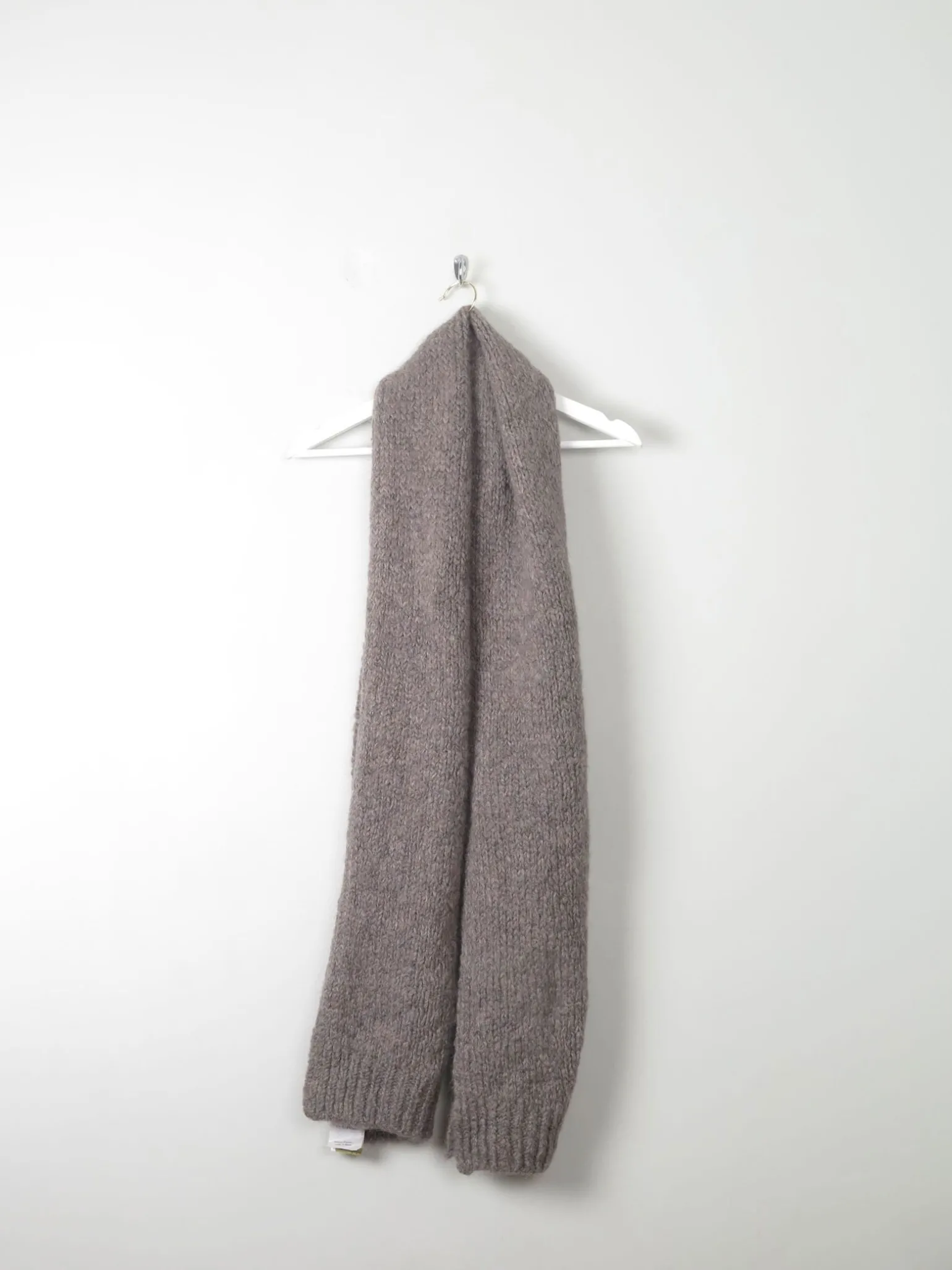 Long Mink Wool Scarf New