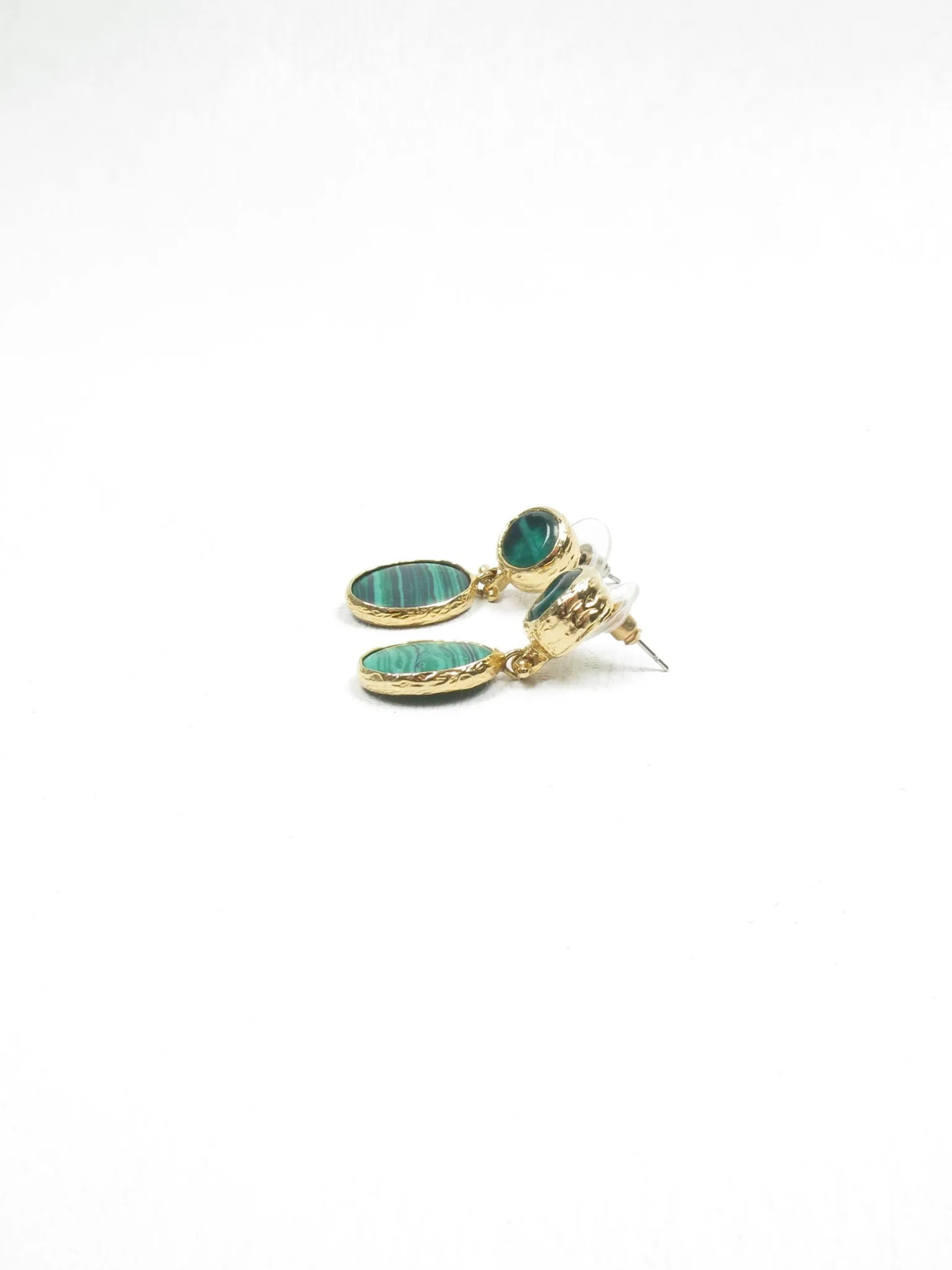 Malachite Teardrop Earrings