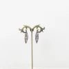 Marcasite 1920s Art Deco Vintage Style Earrings