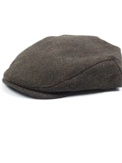 Men's Barleycorn Tweed Green /Brown  Flat Cap