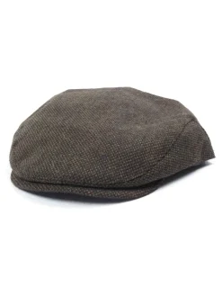 Men's Barleycorn Tweed Green /Brown  Flat Cap
