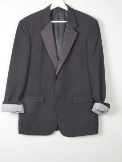 Mens Black Classic Vintage Dinner Jacket/Tuxedo Jacket 40