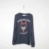Men's Black Long Sleeved Vintage Static X Tour T-shirt XL