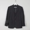 Men's Black Tailored Vintage Jacket 38"R/ S