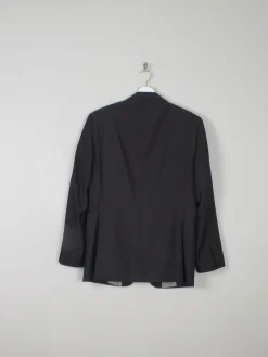 Men's Black Tailored Vintage Jacket 38