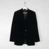 Men's Black Velvet Jacket XS/36" Chest
