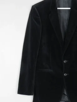 Men's Black Velvet Jacket XS/36