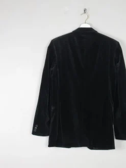 Men's Black Velvet Jacket XS/36
