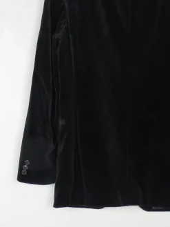 Men's Black Velvet Jacket XS/36