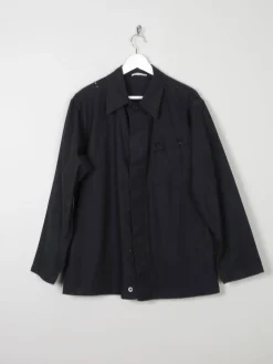 Men’s Black Vintage Army Work Jacket Dead Stock M