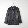 Men's Black Vintage Soft Leather Jacket S