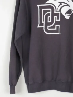 Men's Black Vintage Sweatshirt With Logo L