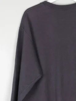 Men's Black Vintage Sweatshirt With Logo L