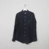Men's Black Vintage Wrangler Denim Shirt L