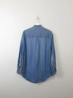 Men's Blue Denim Shirt S