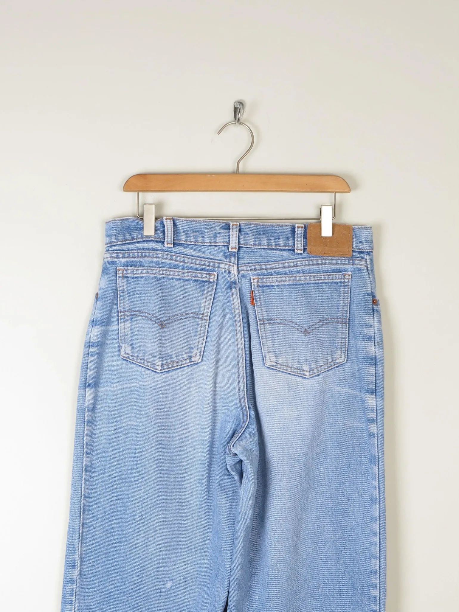 Men's Blue Denim Vintage Orange Tab Levi's Jeans 32"/36"L