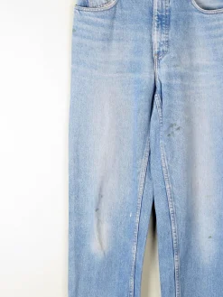 Men's Blue Denim Vintage Orange Tab Levi's Jeans 32