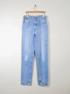 Men's Blue Denim Vintage Orange Tab Levi's Jeans 32