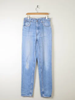 Men's Blue Denim Vintage Orange Tab Levi's Jeans 32