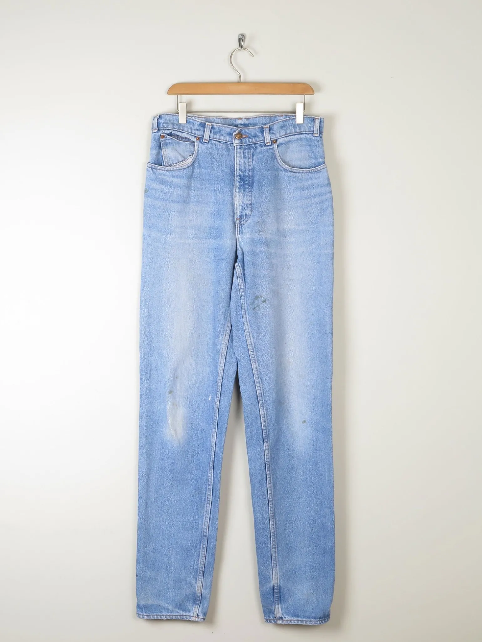 Men's Blue Denim Vintage Orange Tab Levi's Jeans 32"/36"L