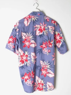 Men's Blue Hawaiian Vintage Shirt M