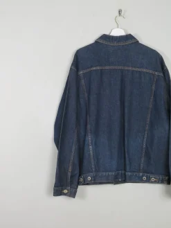 Men's Blue Vintage Denim Jacket Indigo L