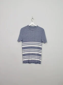 Men's Blue Vintage Knit Top S/M