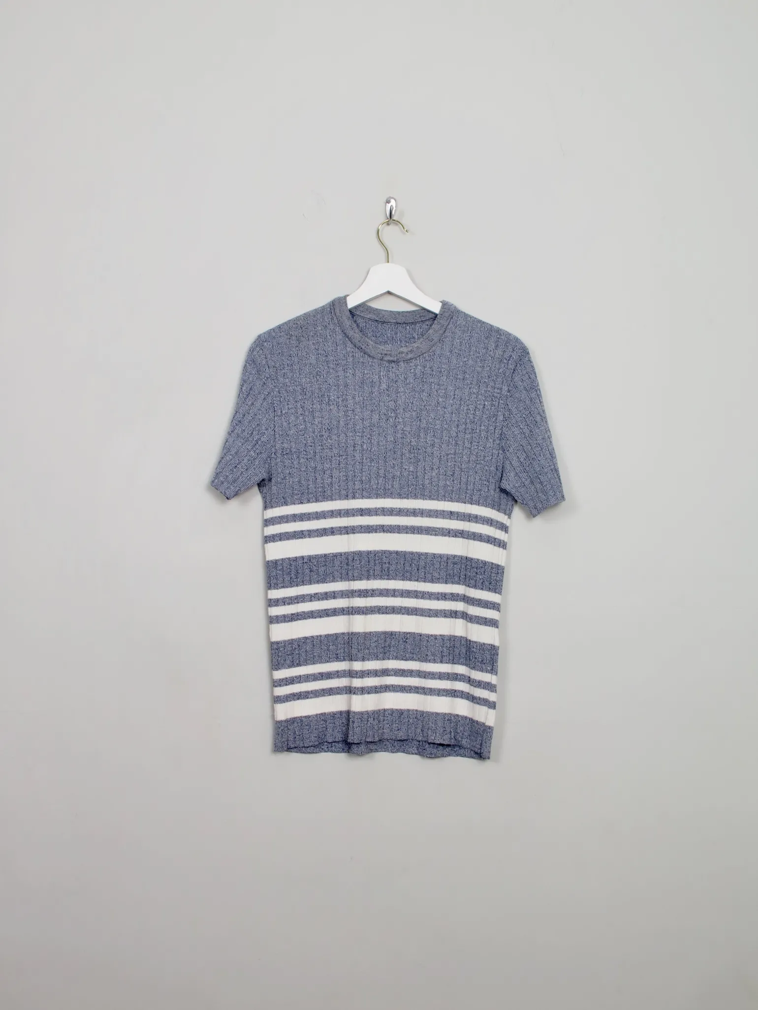 Men's Blue Vintage Knit Top S/M