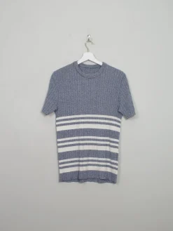 Men's Blue Vintage Knit Top S/M
