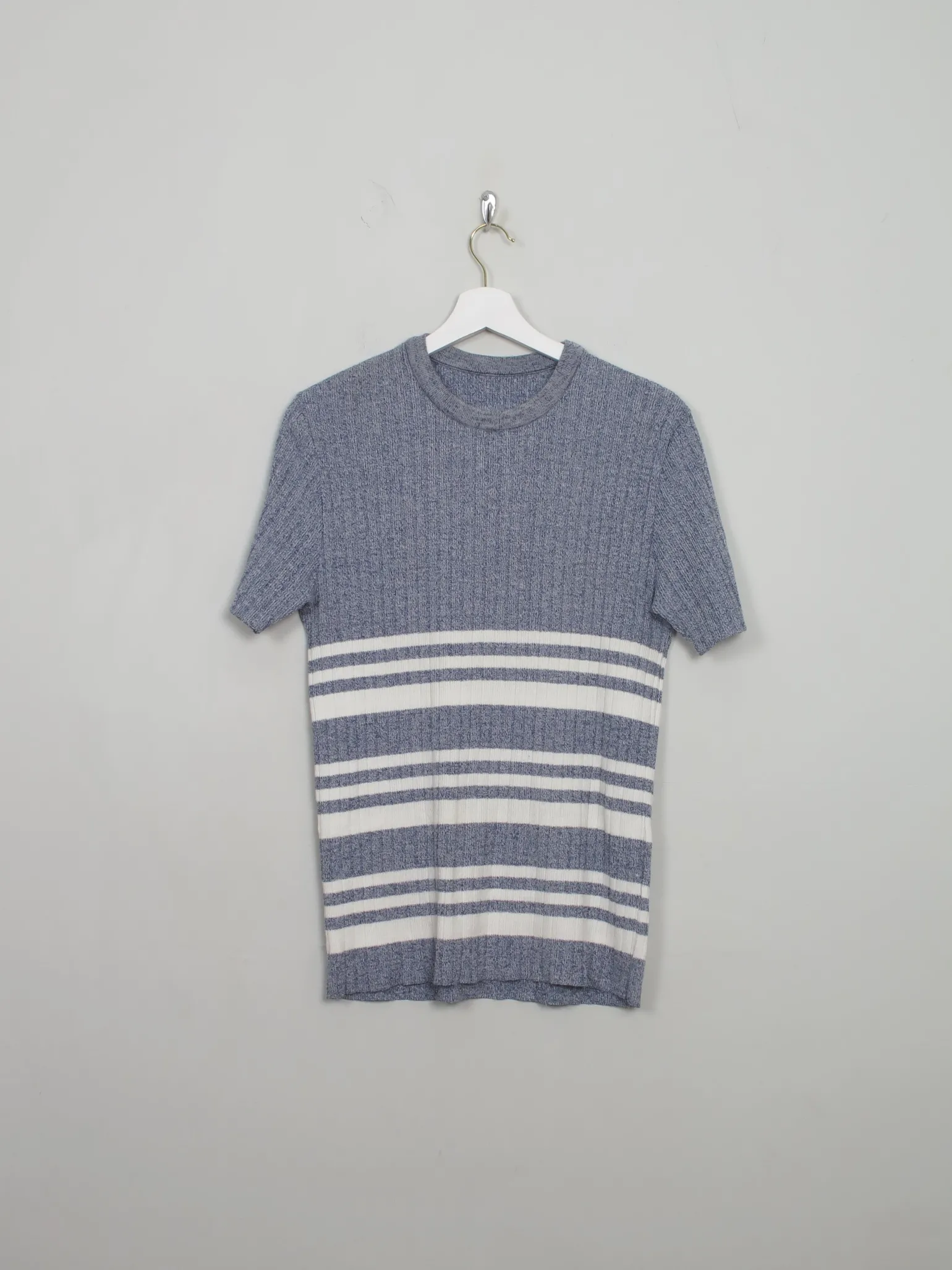 Men's Blue Vintage Knit Top S/M