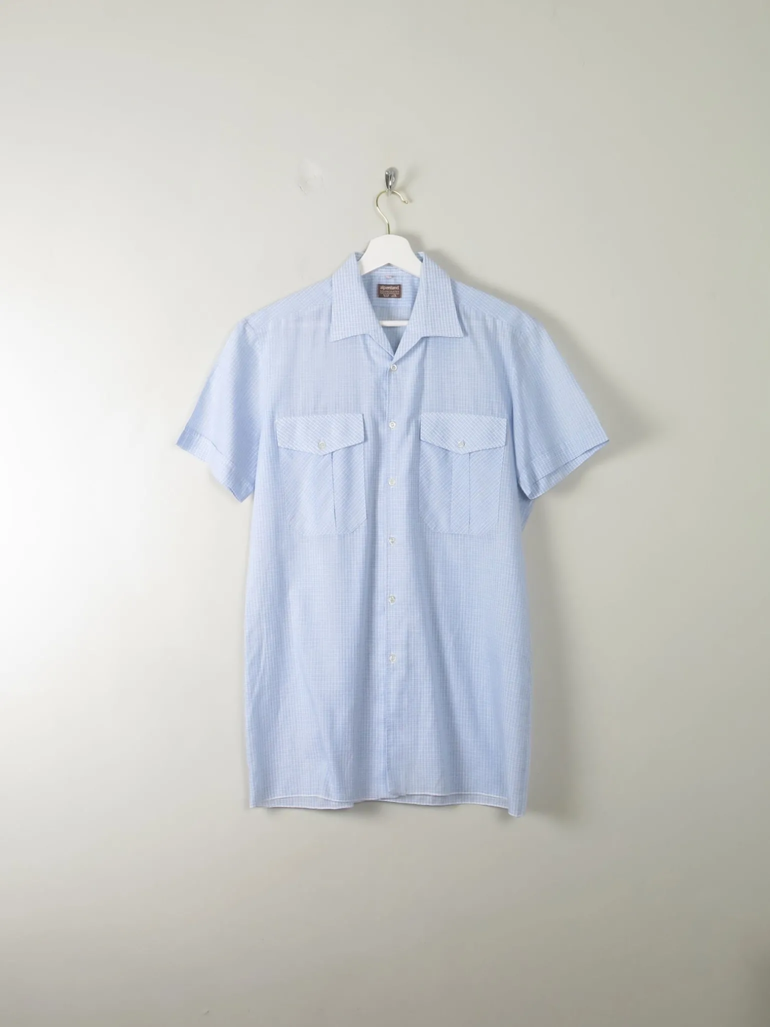 Men's Blue Vintage Shirt M