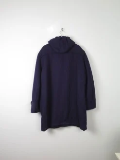 Men's Blue/Navy Wool Duffle Coat XL