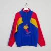 Men's Bright Vintage Snowboarding Style Fleece Pullover M/L