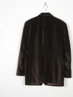Men's Brown Vintage Velvet Jacket 42”