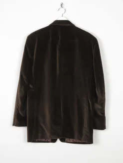 Men's Brown Vintage Velvet Jacket 42”