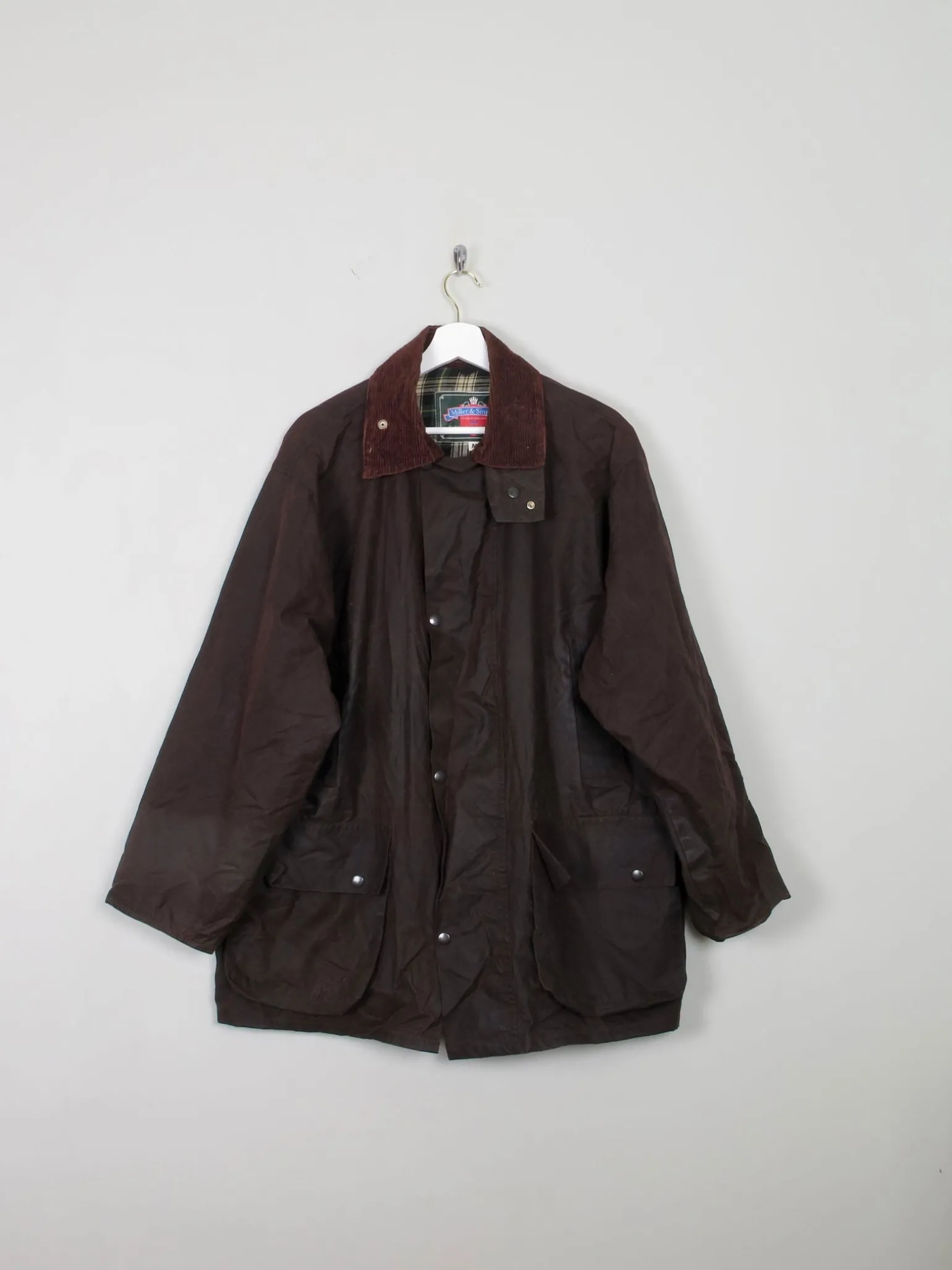 Men's Brown Vintage Wax Jacket M