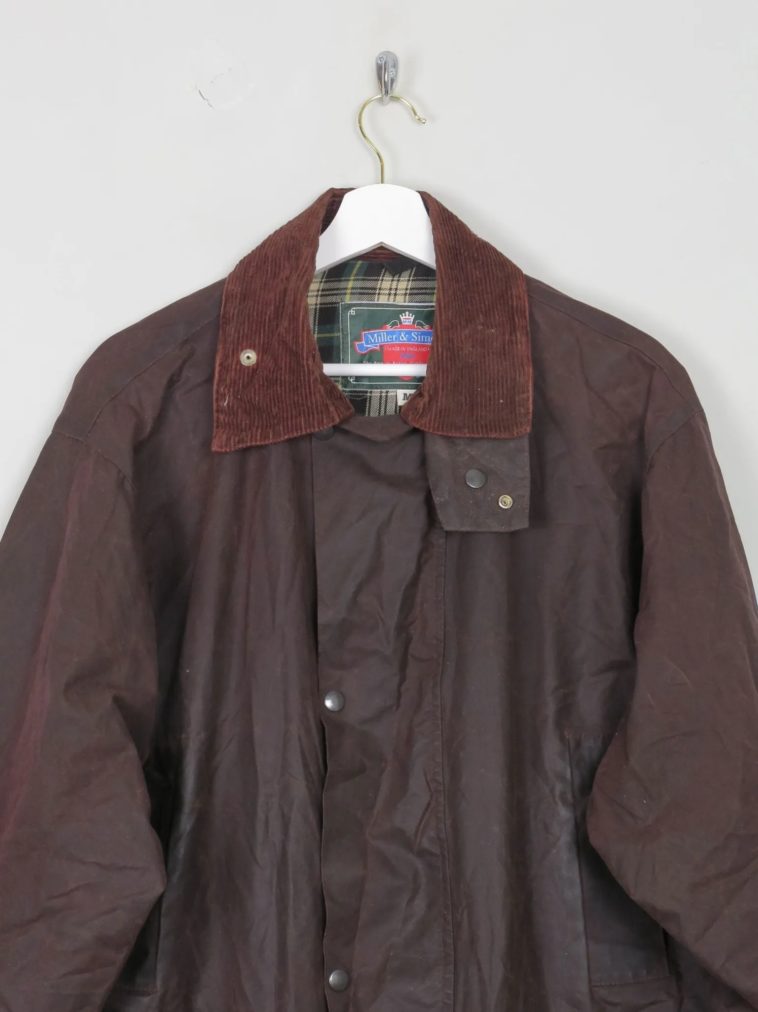 Men's Brown Vintage Wax Jacket M