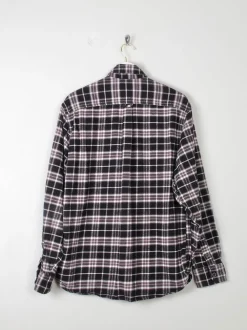 Men's Check Flannel Jachs Shirt Black & Grey L