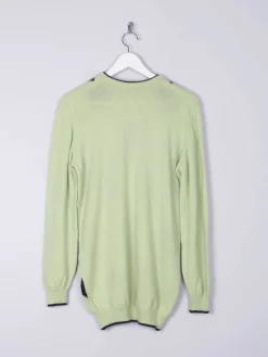 Men's Classic Diamond Lime Green Lyle & Scott Jumper S