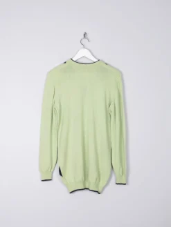 Men's Classic Diamond Lime Green Lyle & Scott Jumper S