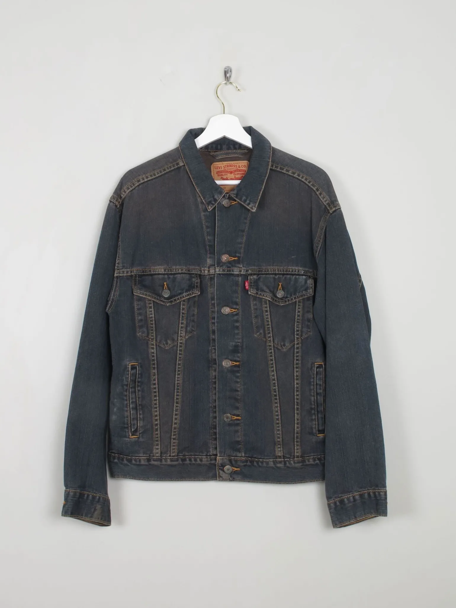 Men's Dark Blue Vintage Denim Jacket M