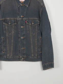 Men's Dark Blue Vintage Denim Jacket M