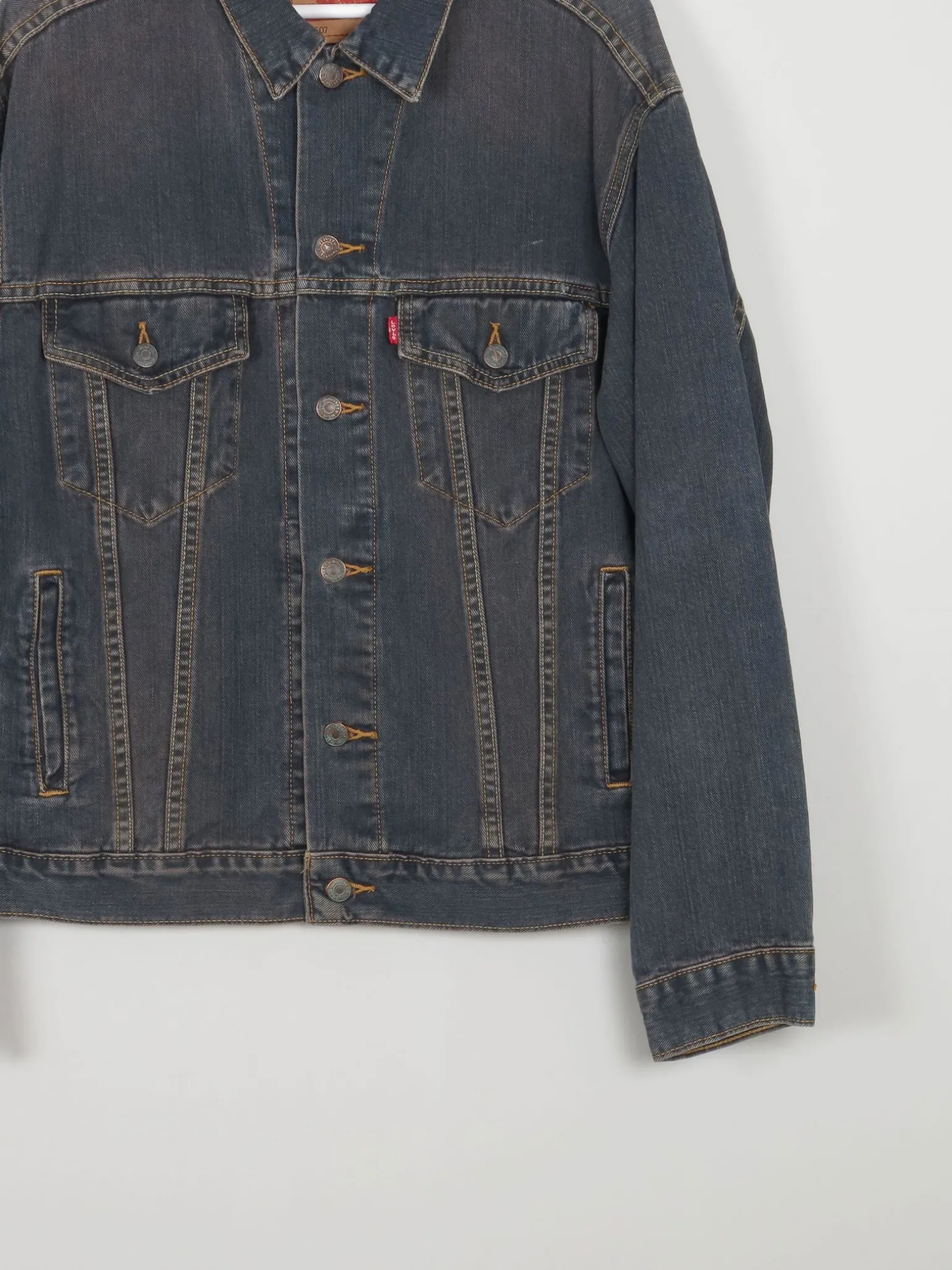 Men's Dark Blue Vintage Denim Jacket M